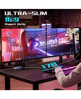 XGaming 27 Inch Monitor, 1080P Ultra Thin Frameless Computer Monitor 100Hz, 99% sRGB, Low Blue Light, Hdmi Vga Gamer Fhd Monitor Supports Vesa, Dual S