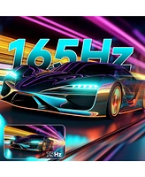 XGaming 34 Inch Curved Monitor, Ultra Wide Qhd 1440p Gaming Monitor 165Hz, 100% sRGB, 1MS, FreeSync, Hdmi Dp Computer Monitor Built-in Speakers, 1500R