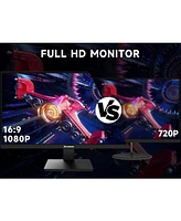 XGaming 27 Inch Monitor, Fhd 1080P 100Hz Ips 16:9 Wide Pc Screen, 99% sRGB, FreeSync, Eye Care Frameless Computer Gaming Monitor Built-in Speakers, Hd