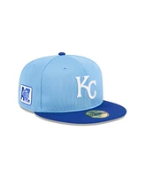 New Era Men's Light Blue Kansas City Royals 2025 Spring Training 59FIFTY Fitted Hat