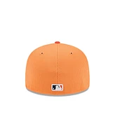 New Era Men's Orange Houston Astros 2025 Spring Training 59FIFTY Fitted Hat