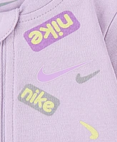 Nike Baby Girls or Boys Printed Footed Coverall