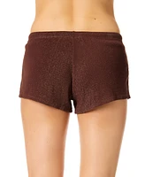 Salt + Cove Juniors' Metallic Swim Shorts, Exclusively at Macy's