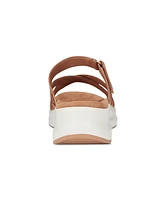 Rockport Women's Qwyn Slip-On Strappy Casual Wedge Sandals