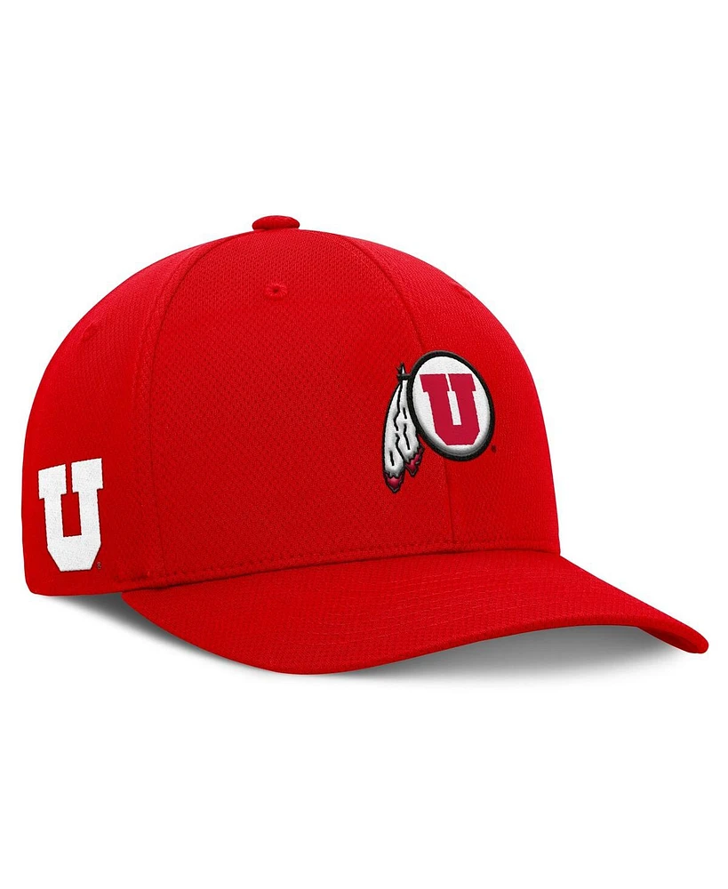 Top of the World Men's Red Utah Utes Reflex Logo Flex Hat