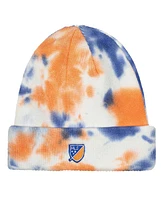 Fan Ink Men's Fc Cincinnati Psychedelic Tie-Dye Cuffed Knit Hat