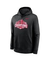 Nike Men's Black Ohio State Buckeyes College Football Playoff 2024 National Champions Logo Pullover Hoodie