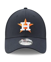 New Era Men's Navy Houston Astros 2024 Mlb Postseason Side Patch 39THIRTY Flex Hat