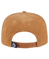 New Era Men's Tan La Clippers Victory Grove Corduroy Sneaker Pin Golfer Snapback Hat