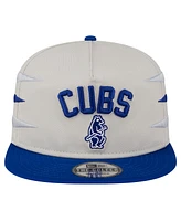 New Era Men's Cream Chicago Cubs Iron Golfer Snapback Hat