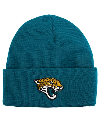 Outerstuff Big Boys and Girls Teal Jacksonville Jaguars Basic Cuffed Knit Hat