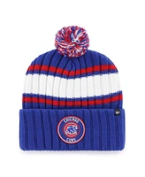 '47 Brand Men's Royal Chicago Cubs Plateau Cuffed Knit Hat with Pom