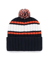 '47 Brand Men's Navy Detroit Tigers Plateau Cuffed Knit Hat with Pom