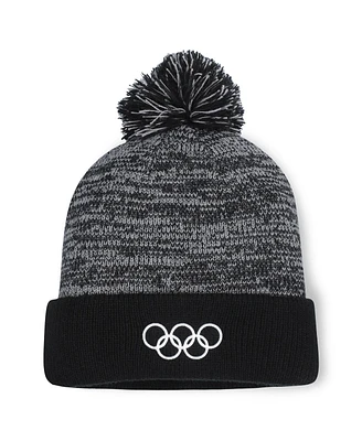 Fanatics Men's Black Olympic Games Cuffed Knit Hat with Pom