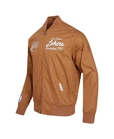 Pro Standard Men's Brown Los Angeles Lakers Paint The City Full-Zip Jacket