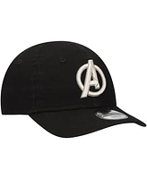 New Era Toddler Black The Avengers 9TWENTY Adjustable Hat