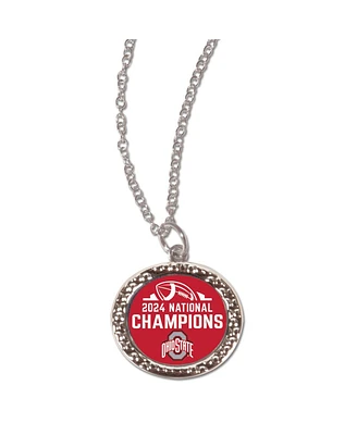 Wincraft Ohio State Buckeyes College Football Playoff 2024 National Champions Round Logo Necklace