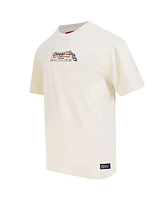 Freeze Max Men's Cream Peanuts Snoopy's Slice Shop T-Shirt