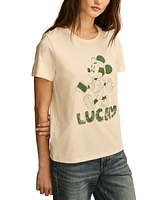 Lucky Brand Women's Cotton Minnie Mouse T-Shirt