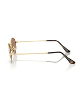 Ray-Ban Unisex Oval Metal Chromance Sunglasses, RB3547