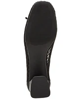Madden Girl Emily-m Mesh Block-Heel Ballet Pumps