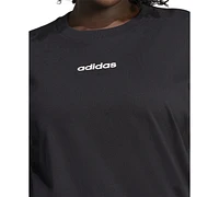 adidas Plus Cotton The Essentials Crewneck T-Shirt