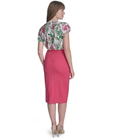 Tommy Hilfiger Women's Back-Zip Midi Pencil Skirt