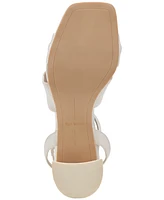 Dolce Vita Women's Brenna Satin Twist Two-Piece Block-Heel Sandals