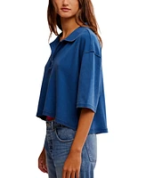 Free People Women's Denmark Cotton Polo