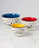 Lenox Chef Snoopy Bowls, Set of 3