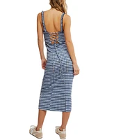 Free People Women's Lucinda Printed Midi Dress