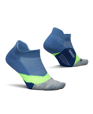 Feetures Elite Light Cushion No Show Tab Ankle Socks - Sport Sock with Targeted Compression