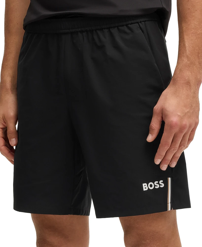 Boss by Hugo Men's Quick-Dry Active Tennis Shorts