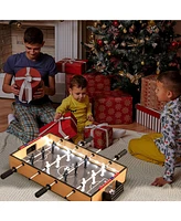 Game Room Football Table with Non-Slip Handles Durable and Fun Soccer Table for Home Entertainment
