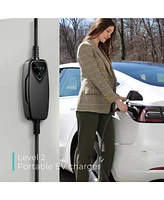 Lectron Level 2 Tesla Charger (WiFi Version) - 240V, 40 Amp, Nema 14-50 Plug, 16 ft Extension Cord - Portable Electric Car Charger for Tesla