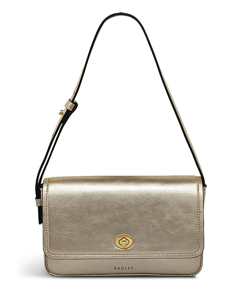 Radley London Magpie Lane Metallic Small Flapover Shoulder Bag