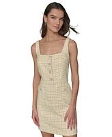 Karl Lagerfeld Paris Women's Elegant Boucle Tweed Dress