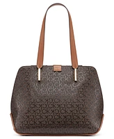 Calvin Klein Audrey Textured Emboss Tote