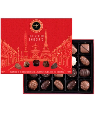 Maxim's De Paris Cardboard Chocolate Assortment, 20 Pieces