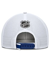 Fanatics Men's Blue/White Toronto Maple Leafs Authentic Pro Rink Trucker Hat