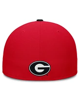 Nike Men's Red/Black Georgia Bulldogs Two-Tone Primetime Performance Fitted Hat