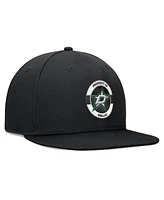 Fanatics Men's Black Dallas Stars Authentic Pro Training Camp Snapback Hat