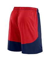 Fanatics Men's Navy/Red Boston Red Sox Launch Polyester Shorts