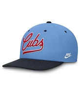 Nike Men's Light Blue/Navy Chicago Cubs Cooperstown Collection Pro Performance Snapback Hat