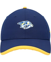 Fanatics Men's Navy/Gold Nashville Predators Authentic Pro Rink Pinnacle Adjustable Hat