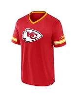 Fanatics Men's Red Kansas City Chiefs Stripe Stacking T-Shirt