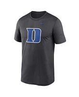 Nike Men's Anthracite Duke Blue Devils Primetime Legend Logo T-Shirt