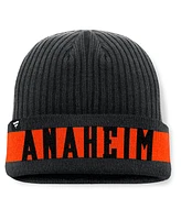 Fanatics Men's Black Anaheim Ducks Blueliner Cuffed Knit Hat