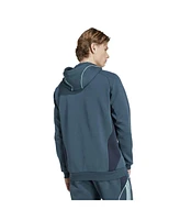 Adidas Men's Aqua Seattle Sounders Fc 2025 Travel Pullover Hoodie