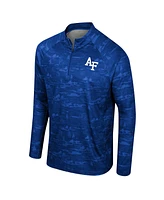 Colosseum Men's Royal Air Force Falcons Carson Raglan Quarter-Zip Jacket